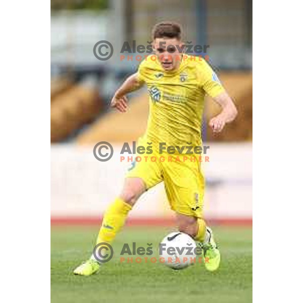 Tamar Svetlin in action during Pivovarna Union Slovenian Cup 2020-2021 football match between Domzale and Olimpija in Domzale, Slovenia on May 12, 2021