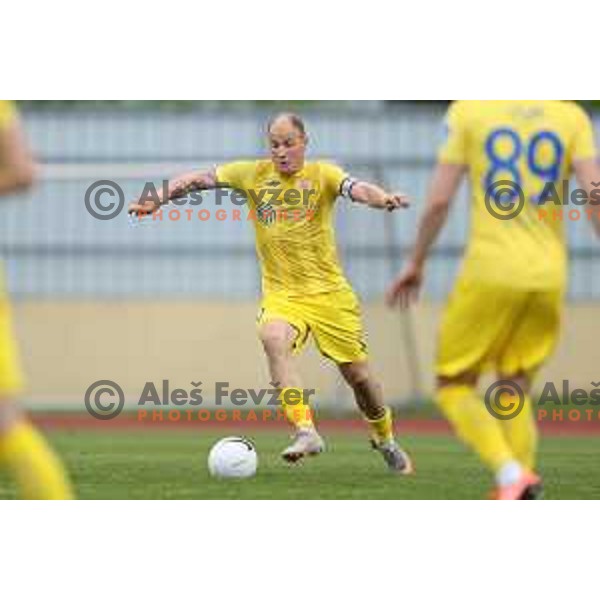 Senijad Ibricic in action during Pivovarna Union Slovenian Cup 2020-2021 football match between Domzale and Olimpija in Domzale, Slovenia on May 12, 2021