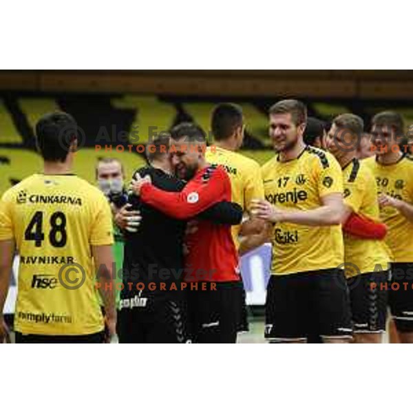 Aljaz Panjtar after 1.NLB league handball match between Gorenje Velenje and Celje Pivovarna Lasko in Velenje, Slovenia on May 12, 2021