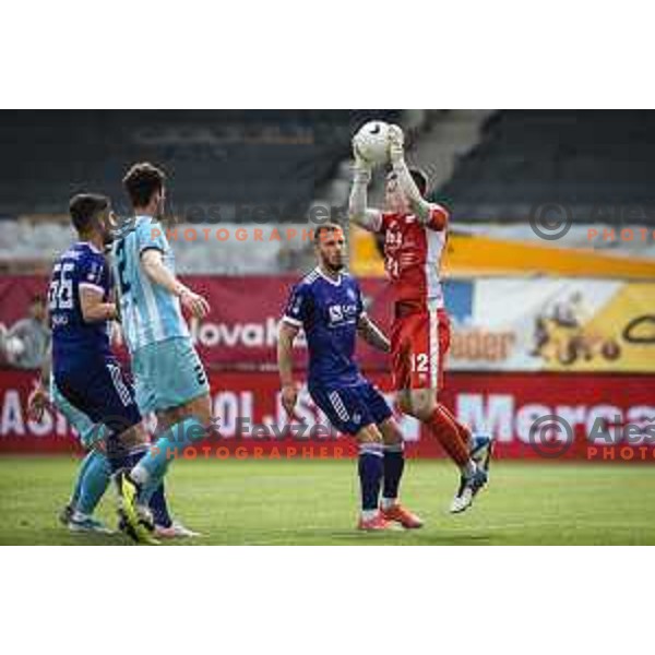 in action during Prva liga Telekom Slovenije football match between Maribor and Gorica in Ljudski vrt, Maribor, Slovenia on May 15, 2021