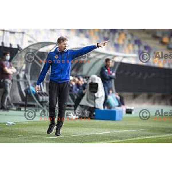 Simon Rozman, head coach of Maribor during Prva liga Telekom Slovenije football match between Maribor and Gorica in Ljudski vrt, Maribor, Slovenia on May 15, 2021