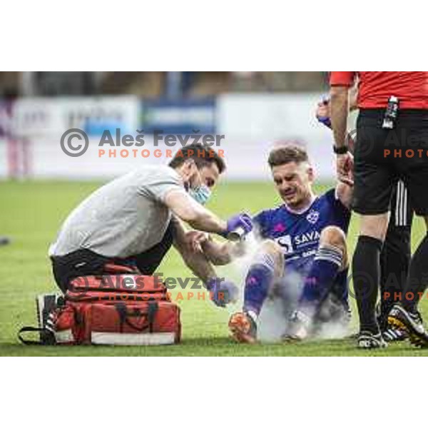 Blaz Vrhovec during Prva liga Telekom Slovenije football match between Maribor and Gorica in Ljudski vrt, Maribor, Slovenia on May 15, 2021