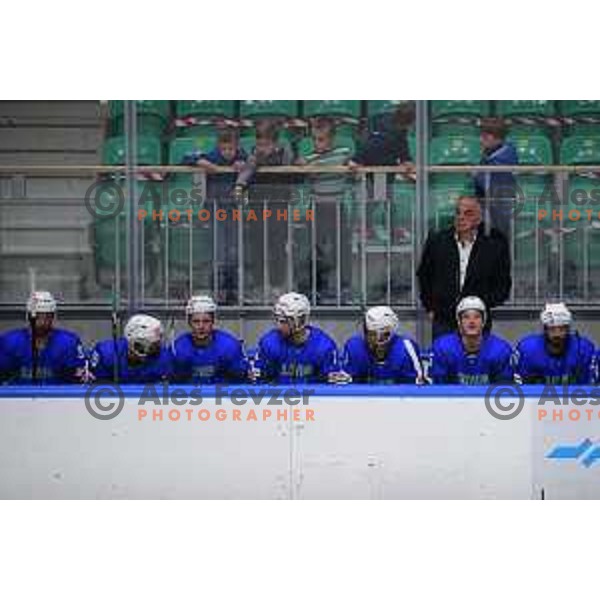 Matjaz Kopitar, head coach of Slovenia during Beat Covid-19 ice-hockey tournament match between Slovenia and Austria in Tivoli Hall, Ljubljana on May 15, 2021 