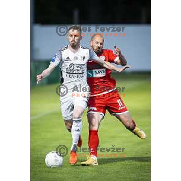 in action during Prva liga Telekom Slovenije football match between Aluminij and Mura in Kidricevo, Slovenia on May 15, 2021