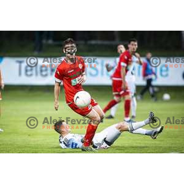 in action during Prva liga Telekom Slovenije football match between Aluminij and Mura in Kidricevo, Slovenia on May 15, 2021