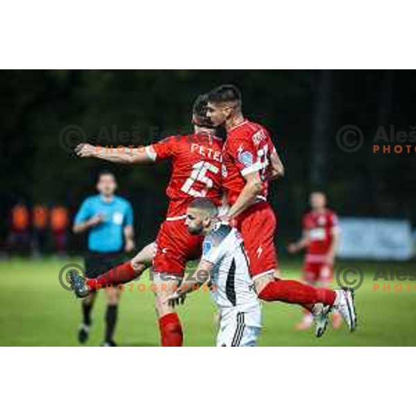 in action during Prva liga Telekom Slovenije football match between Aluminij and Mura in Kidricevo, Slovenia on May 15, 2021