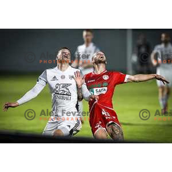 in action during Prva liga Telekom Slovenije football match between Aluminij and Mura in Kidricevo, Slovenia on May 15, 2021