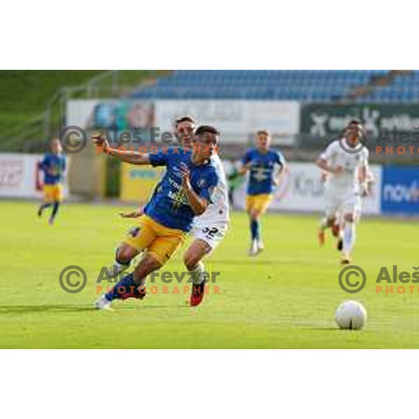 in action during Prva liga Telekom Slovenije 2020-2021 football match between Celje and Olimpija in Celje on May 16, 2021