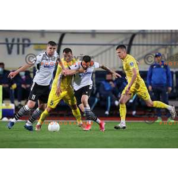 Nardin Mulahusejnovic in action during Prva Liga Telekom Slovenije 2020-2021 football match between Domzale and Koper in Domzale, Slovenia on May 16, 2021