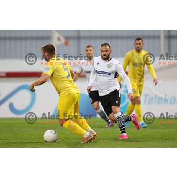 Goran Jozinovic in action during Prva Liga Telekom Slovenije 2020-2021 football match between Domzale and Koper in Domzale, Slovenia on May 16, 2021