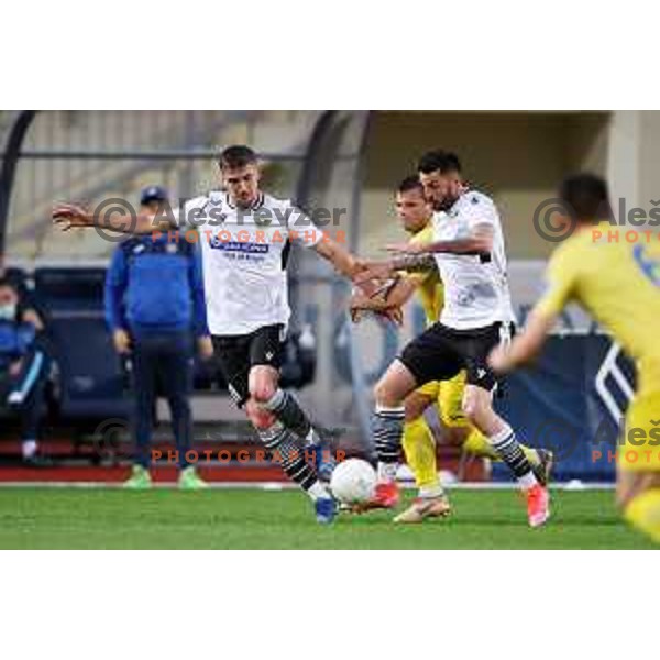Nardin Mulahusejnovic in action during Prva Liga Telekom Slovenije 2020-2021 football match between Domzale and Koper in Domzale, Slovenia on May 16, 2021