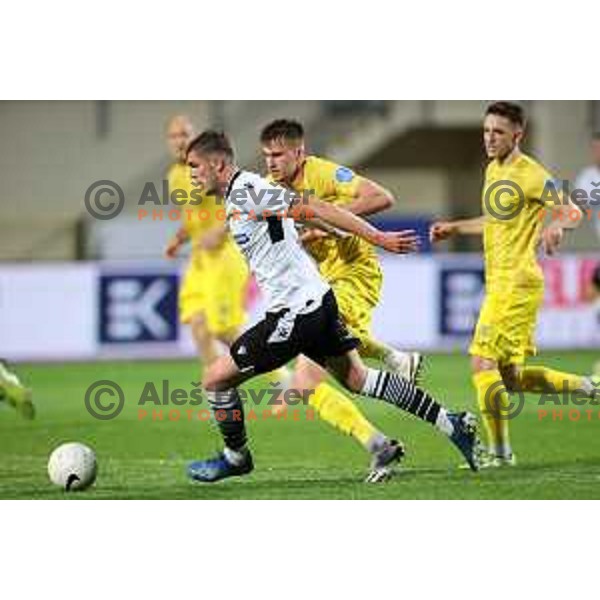 Nardin Mulahusejnovic in action during Prva Liga Telekom Slovenije 2020-2021 football match between Domzale and Koper in Domzale, Slovenia on May 16, 2021