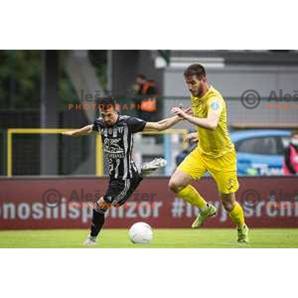 Damjan Vuklisevic in action during Prva liga Telekom Slovenije football match between Mura and Domzale in Fazanerije, Murska Sobota, Slovenia on May 19, 2021