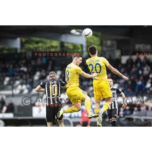 Tamar Svetlin in action during Prva liga Telekom Slovenije football match between Mura and Domzale in Fazanerije, Murska Sobota, Slovenia on May 19, 2021