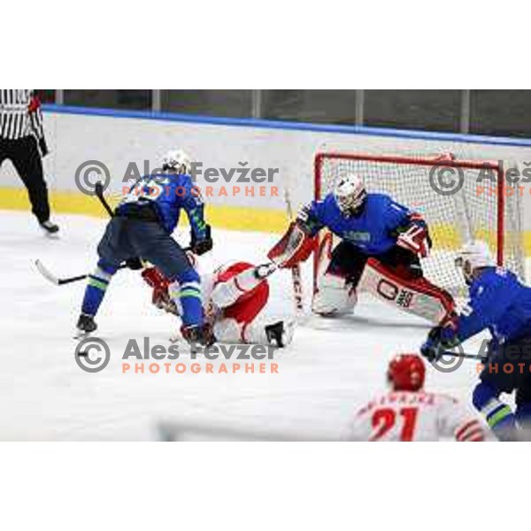 Beat Covid-19 ice-hockey tournament match between Slovenia and Poland in Tivoli Hall, Ljubljana on May 20, 2021