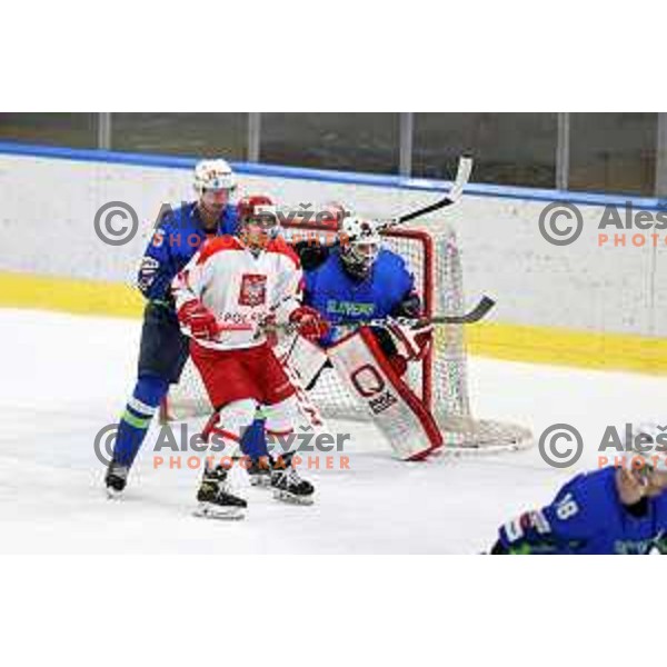 Beat Covid-19 ice-hockey tournament match between Slovenia and Poland in Tivoli Hall, Ljubljana on May 20, 2021