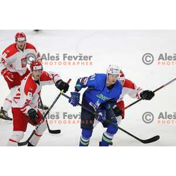Beat Covid-19 ice-hockey tournament match between Slovenia and Poland in Tivoli Hall, Ljubljana on May 20, 2021