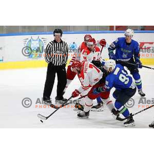 Beat Covid-19 ice-hockey tournament match between Slovenia and Poland in Tivoli Hall, Ljubljana on May 20, 2021
