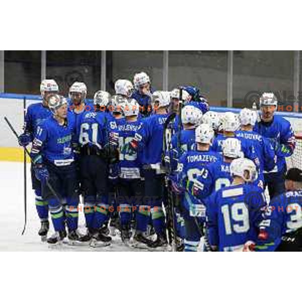 Beat Covid-19 ice-hockey tournament match between Slovenia and Poland in Tivoli Hall, Ljubljana on May 20, 2021