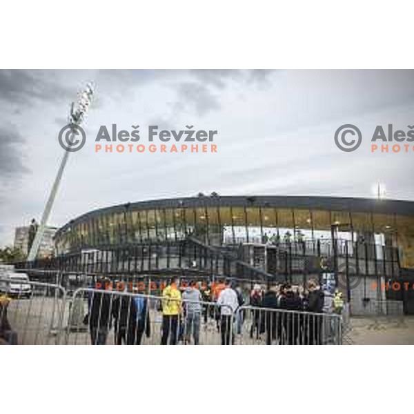 Fans prior to Prva liga Telekom Slovenije football match between Maribor and Mura in Ljudski vrt, Maribor, Slovenia on May 22, 2021