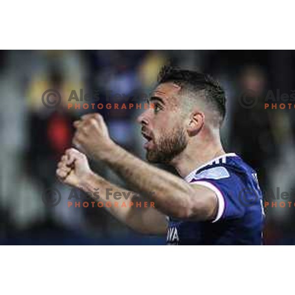 Aljosa Matko celebrating during Prva liga Telekom Slovenije football match between Maribor and Mura in Ljudski vrt, Maribor, Slovenia on May 22, 2021