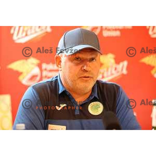 Press conference before Pivovarna Union Slovenian Cup Final in Ljubljana, Slovenia on May 23, 2021