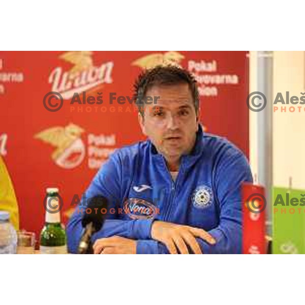 Press conference before Pivovarna Union Slovenian Cup Final in Ljubljana, Slovenia on May 23, 2021