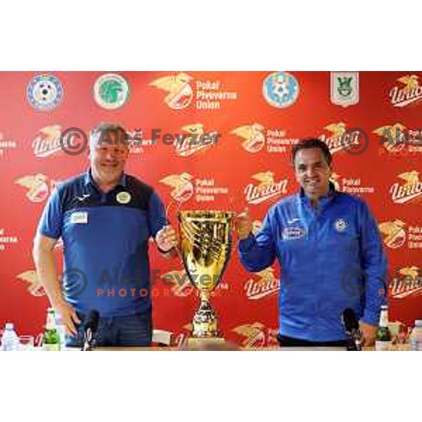 Press conference before Pivovarna Union Slovenian Cup Final in Ljubljana, Slovenia on May 23, 2021