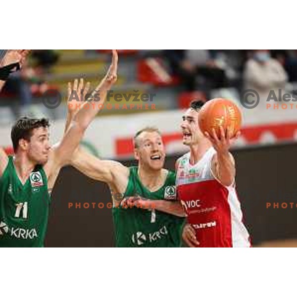 during the Final of Spar Cup between Krka and Sentjur in Kodeljevo Hall, Ljubljana, Slovenia on May 22, 2021