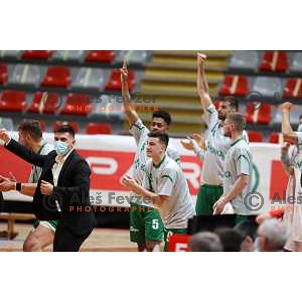 during the Final of Spar Cup between Krka and Sentjur in Kodeljevo Hall, Ljubljana, Slovenia on May 22, 2021