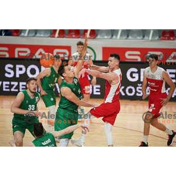 during the Final of Spar Cup between Krka and Sentjur in Kodeljevo Hall, Ljubljana, Slovenia on May 22, 2021