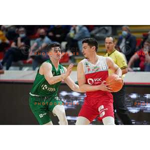 during the Final of Spar Cup between Krka and Sentjur in Kodeljevo Hall, Ljubljana, Slovenia on May 22, 2021