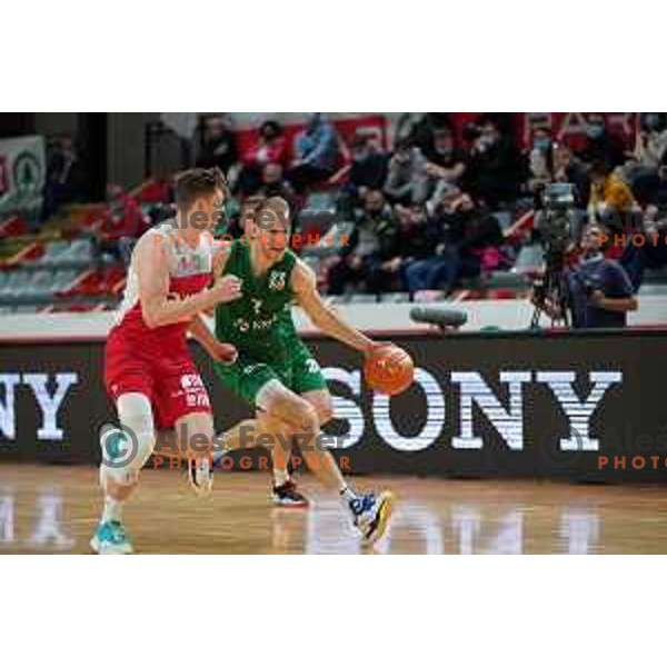 during the Final of Spar Cup between Krka and Sentjur in Kodeljevo Hall, Ljubljana, Slovenia on May 22, 2021