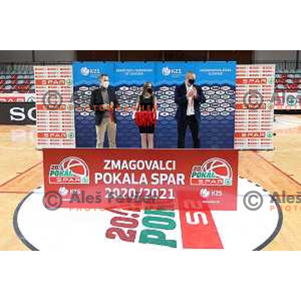 during the Final of Spar Cup between Krka and Sentjur in Kodeljevo Hall, Ljubljana, Slovenia on May 22, 2021