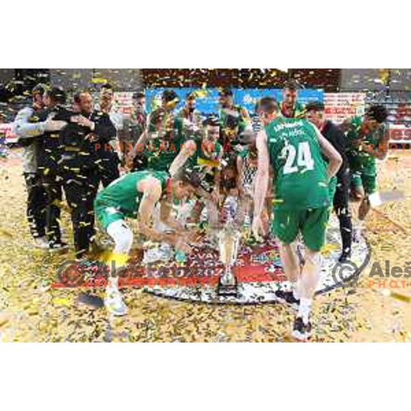 during the Final of Spar Cup between Krka and Sentjur in Kodeljevo Hall, Ljubljana, Slovenia on May 22, 2021