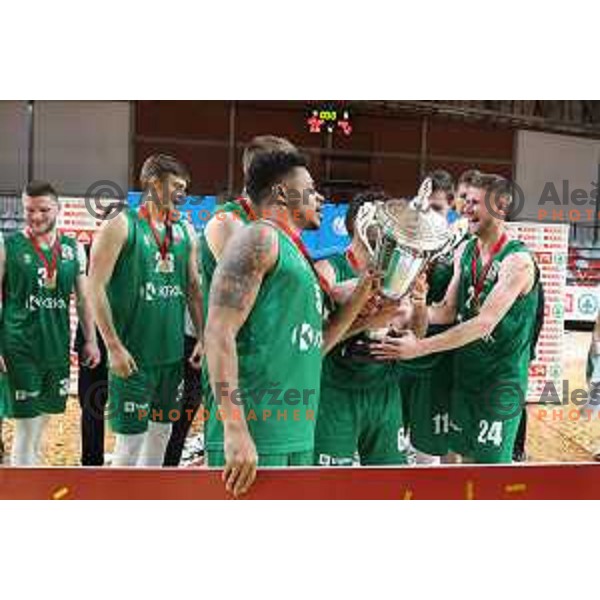 during the Final of Spar Cup between Krka and Sentjur in Kodeljevo Hall, Ljubljana, Slovenia on May 22, 2021