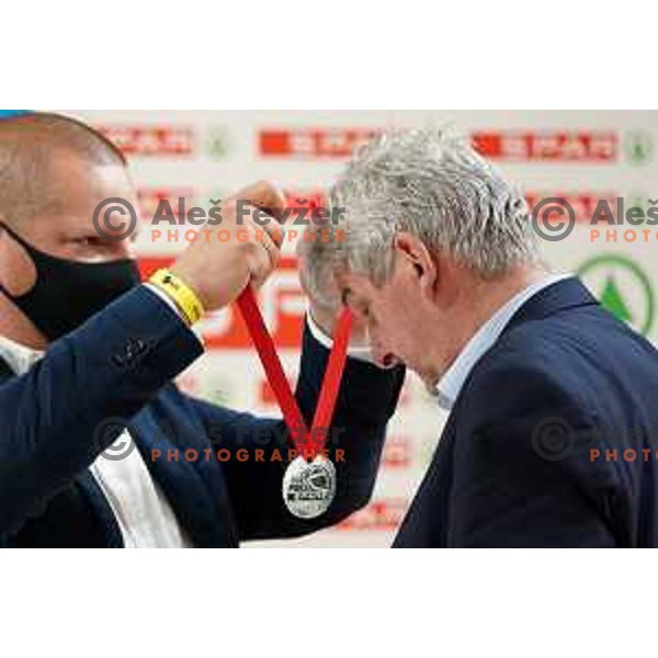 during the Final of Spar Cup between Krka and Sentjur in Kodeljevo Hall, Ljubljana, Slovenia on May 22, 2021