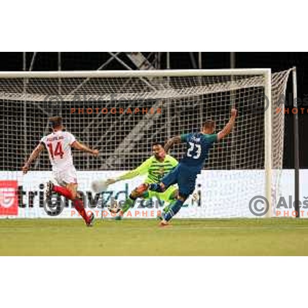 Of Slovenia in action during friendly football match between Slovenia and Gibraltar in Koper, Slovenia on June 4, 2021
