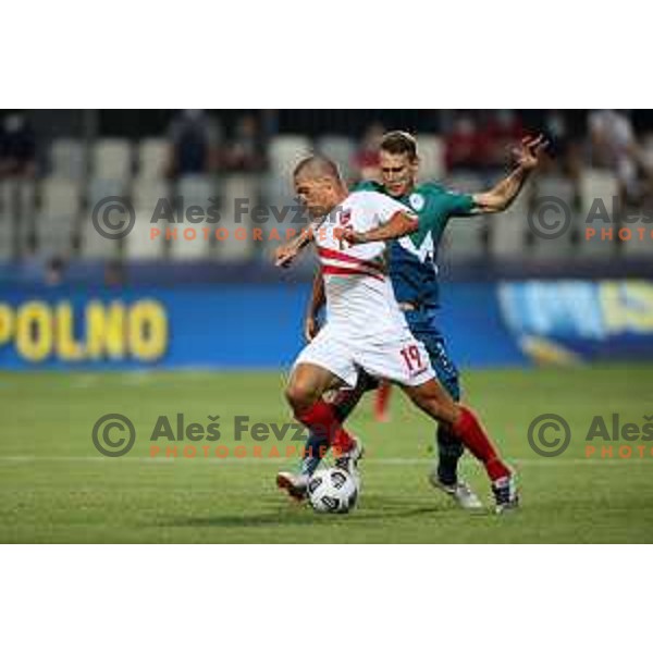 Of Slovenia in action during friendly football match between Slovenia and Gibraltar in Koper, Slovenia on June 4, 2021