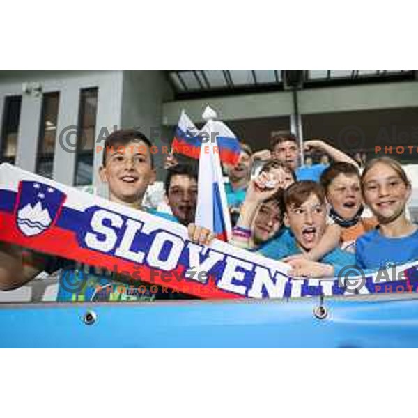 Of Slovenia in action during friendly football match between Slovenia and Gibraltar in Koper, Slovenia on June 4, 2021