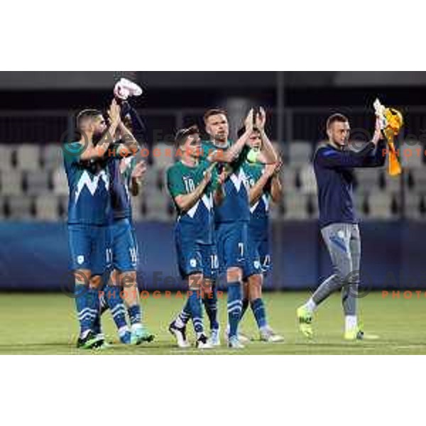 Of Slovenia in action during friendly football match between Slovenia and Gibraltar in Koper, Slovenia on June 4, 2021