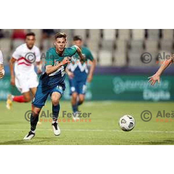 Of Slovenia in action during friendly football match between Slovenia and Gibraltar in Koper, Slovenia on June 4, 2021