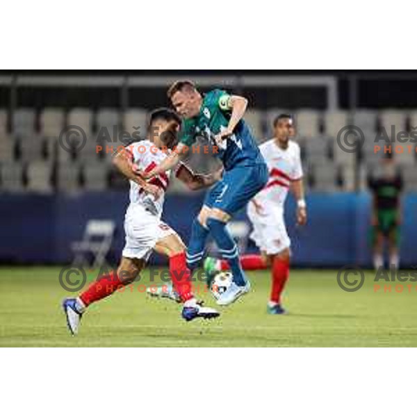 Of Slovenia in action during friendly football match between Slovenia and Gibraltar in Koper, Slovenia on June 4, 2021