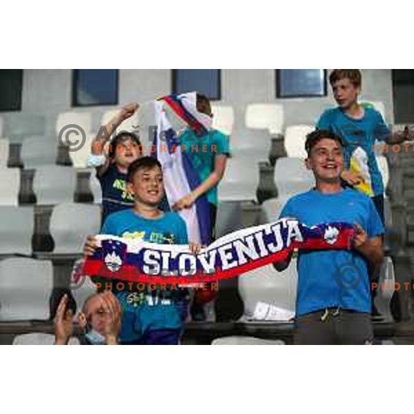 Of Slovenia in action during friendly football match between Slovenia and Gibraltar in Koper, Slovenia on June 4, 2021