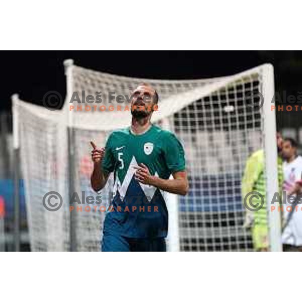 Of Slovenia in action during friendly football match between Slovenia and Gibraltar in Koper, Slovenia on June 4, 2021