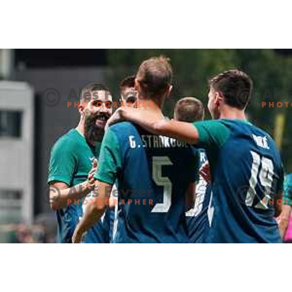 Of Slovenia in action during friendly football match between Slovenia and Gibraltar in Koper, Slovenia on June 4, 2021