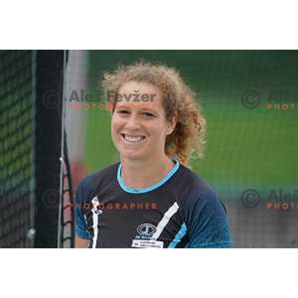 Barbara Spiler, winner of women\'s hammer throw during second day of Slovenian Athletics National Championship in Kranj on June 6, 2021