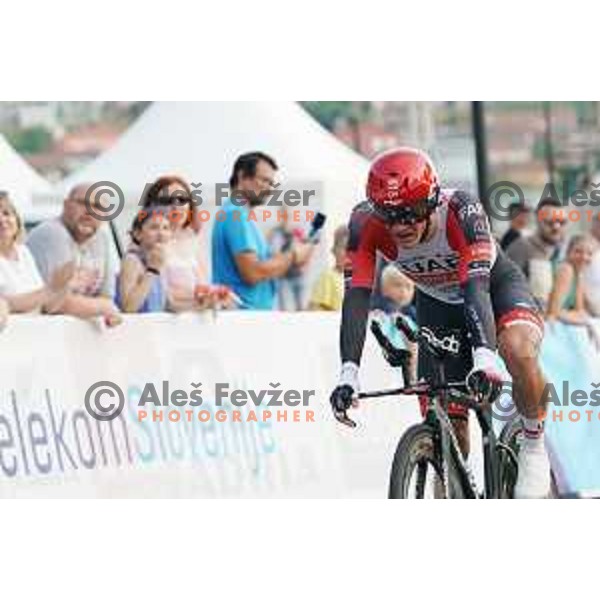 Jan Tratnik, winner of Slovenian National Time-Trial Championship in Koper, Slovenia on June 17, 2021