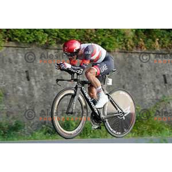 Jan Polanc, second placed at Slovenian National Time-Trial Championship in Koper, Slovenia on June 17, 2021