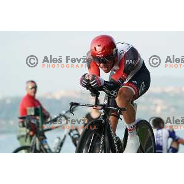 Jan Polanc, second placed at Slovenian National Time-Trial Championship in Koper, Slovenia on June 17, 2021